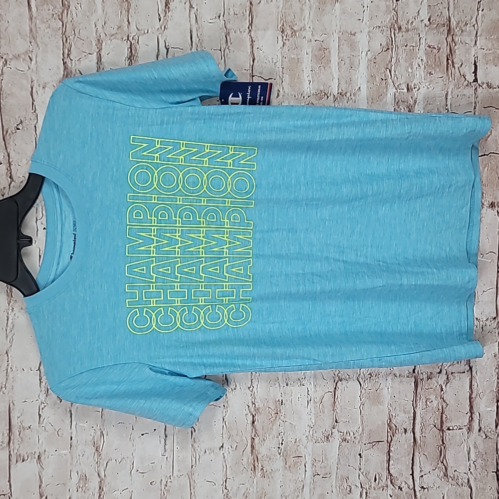 Champion logo t shirt girl's new nwt 14 16